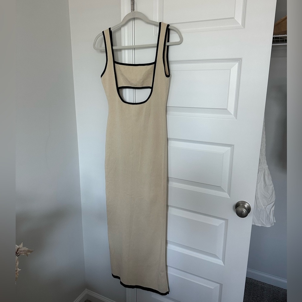 Cutout maxi dress coverup